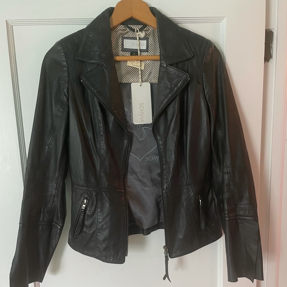 Genuine leather Jacket.